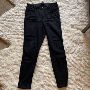Black high waisted jeggings
